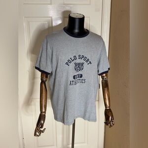 90s POLO SPORT "TIGER" Ringer S/S T-shirt Large